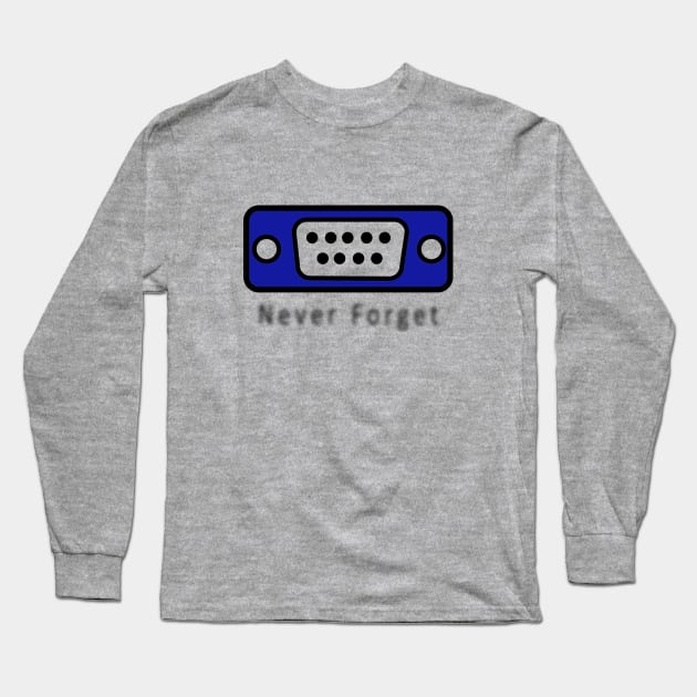 VGA Never Forget Long Sleeve T-Shirt by whatwemade